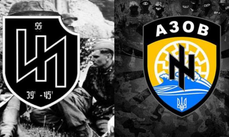 Символика Азова, это символика гитлеровских фашистов. Но "фашизма в украине конечно нет".